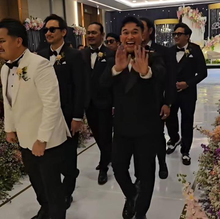 potret Anwar Bab di pernikahan Boiyen Pesek