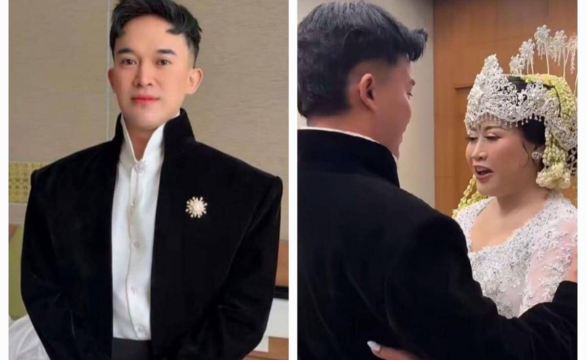 potret Anwar Bab di pernikahan Boiyen Pesek