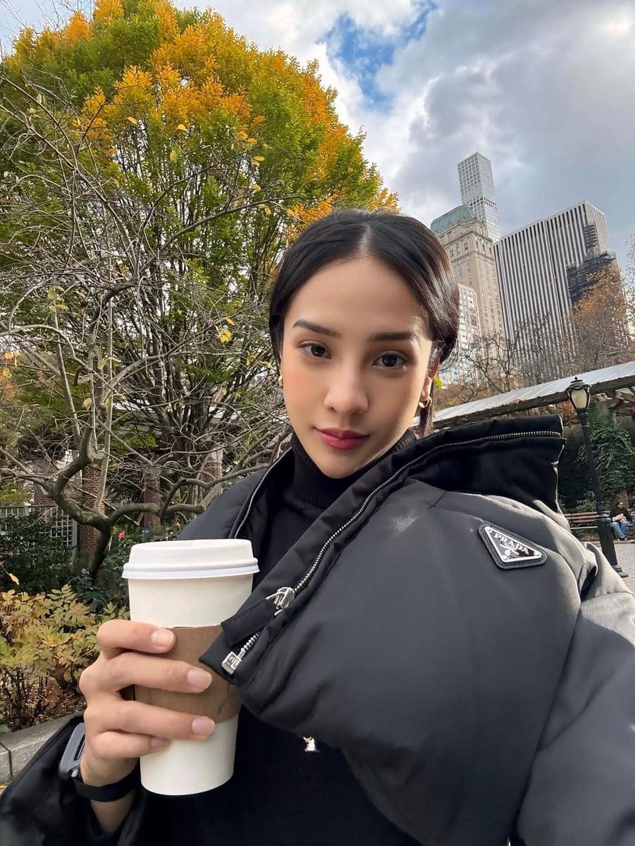 potret Anya Geraldine liburan musim gugur ke New York