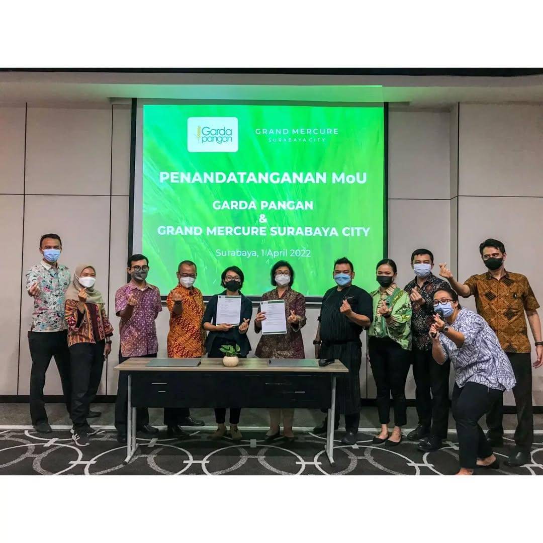 Potret Garda Pangan saat penandatangan MoU