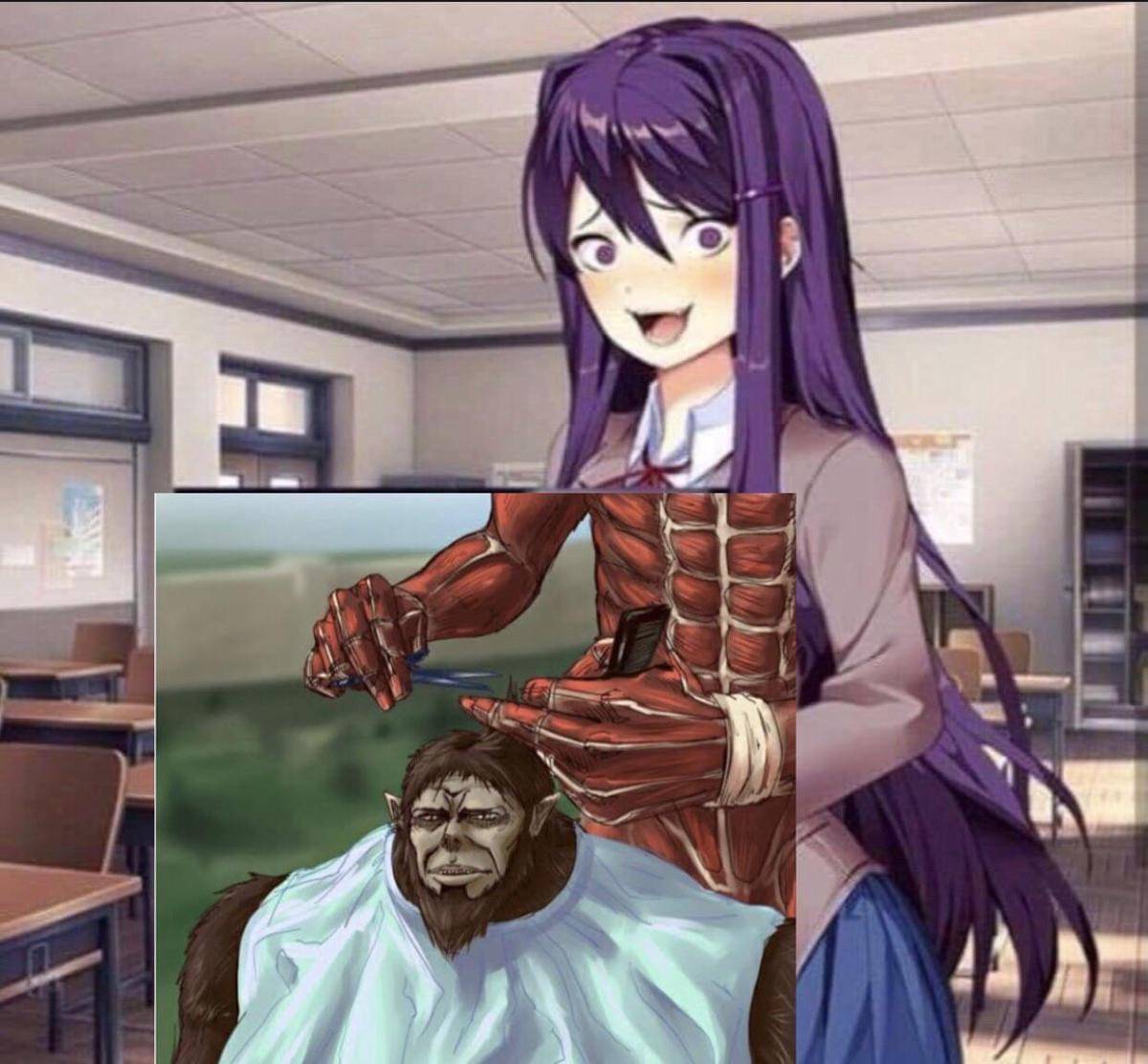 meme anime tentang monyet