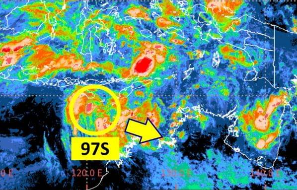BMKG deteksi Bibit Siklon 97S beri dampak tak langsung ke NTT. (Dok BMKG)