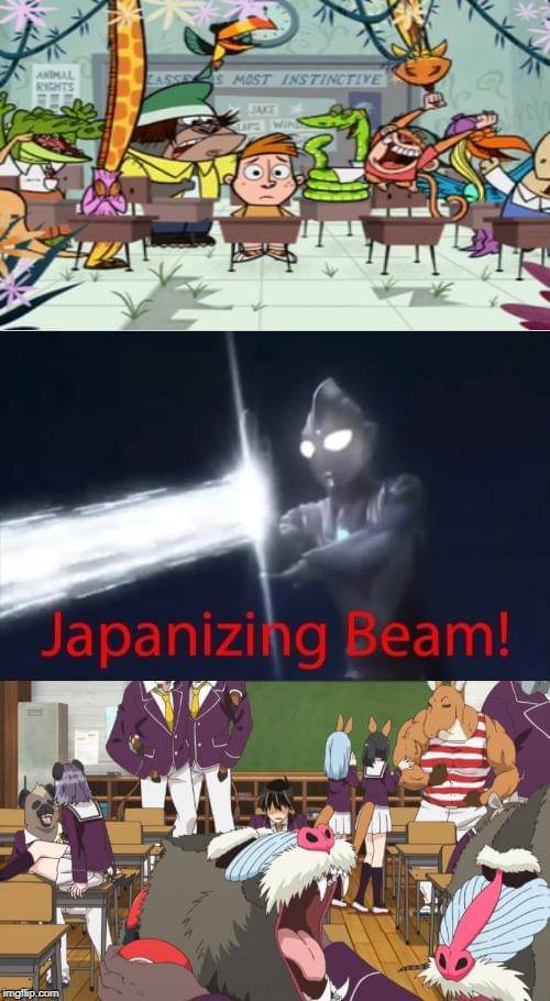 meme anime tentang monyet