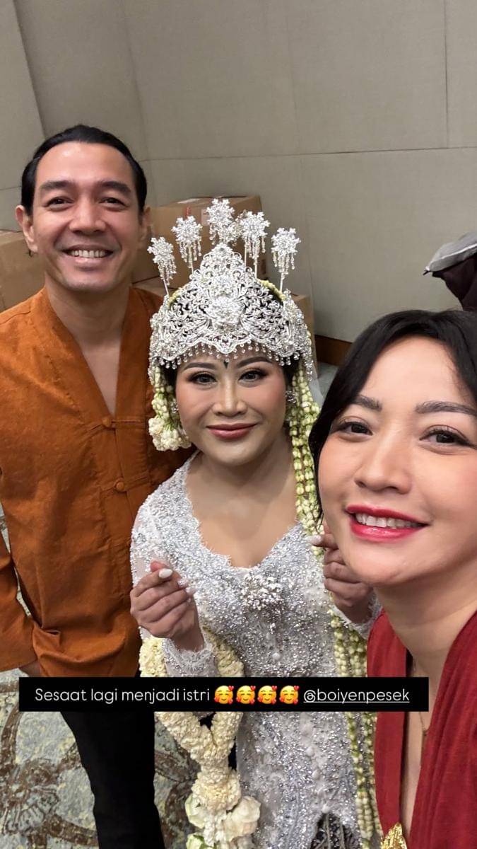 potret akad pernikahan Boiyen (instagram.com/hestipurwadinata)