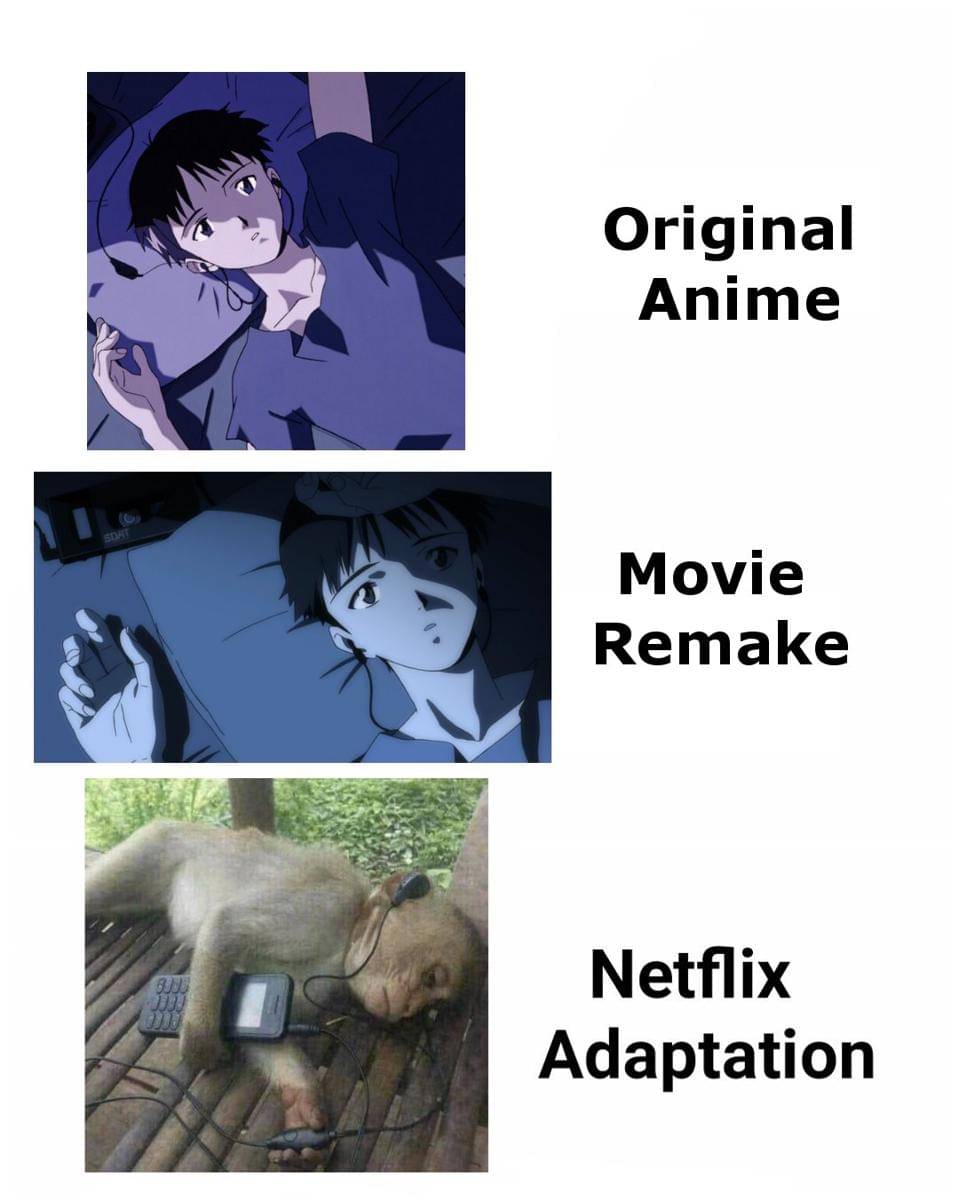 meme anime tentang monyet