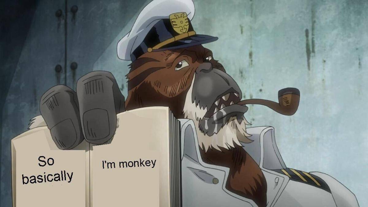 meme anime tentang monyet