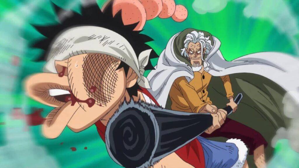 Luffy belajar Haki dengan Rayleigh