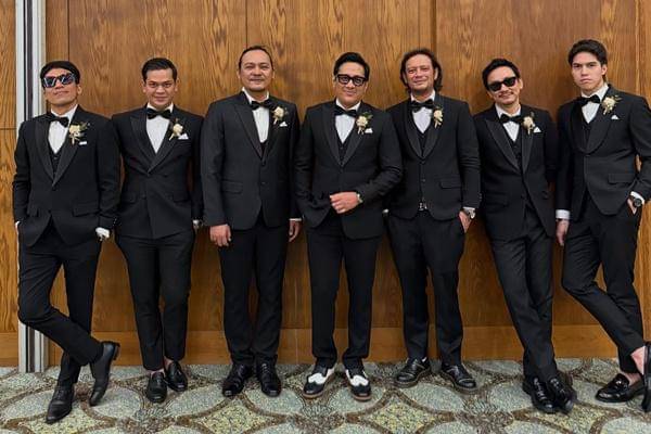 Artis Jadi Groosmen Pernikahan Boiyen (instagram.com/andreastaulany)