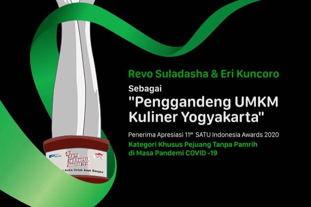 foto Eri Kuncoro dan Revo Suladasha Penerima Apresiasi 11th Satu Indonesia Awards 2020