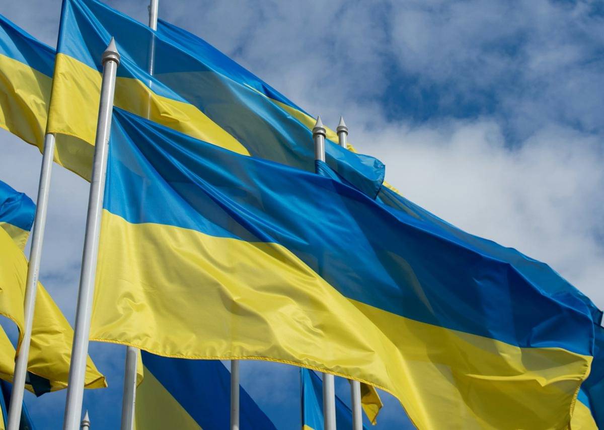 ilustrasi bendera Ukraina