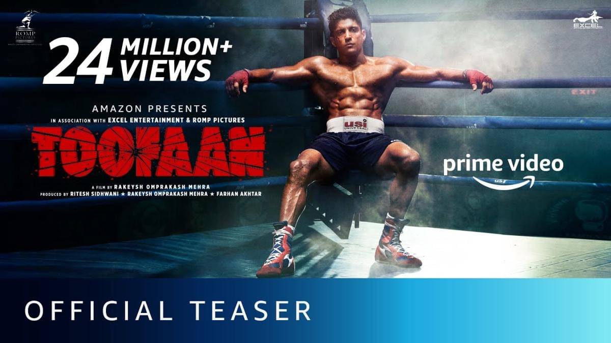 poster film Toofaan (dok. Prime Video India/Toofaan)