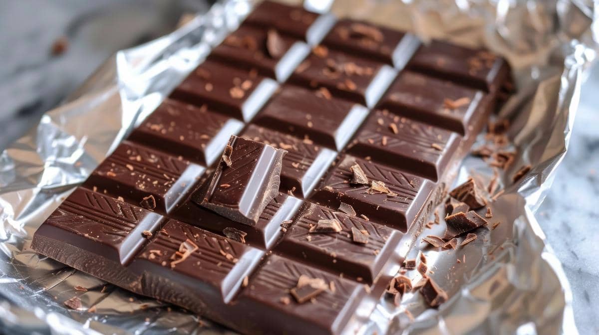 ilustrasi dark chocolate