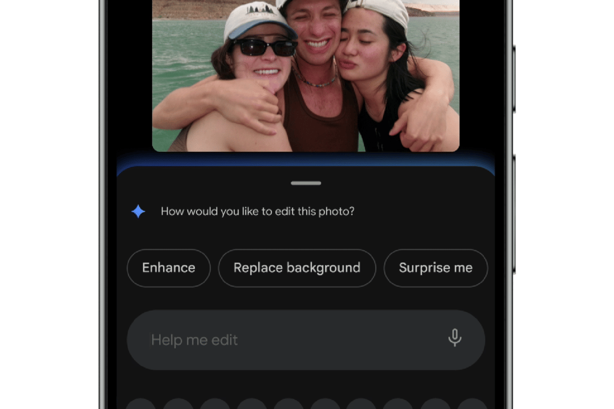 fitur pengeditan Nano Banana di Google Photos
