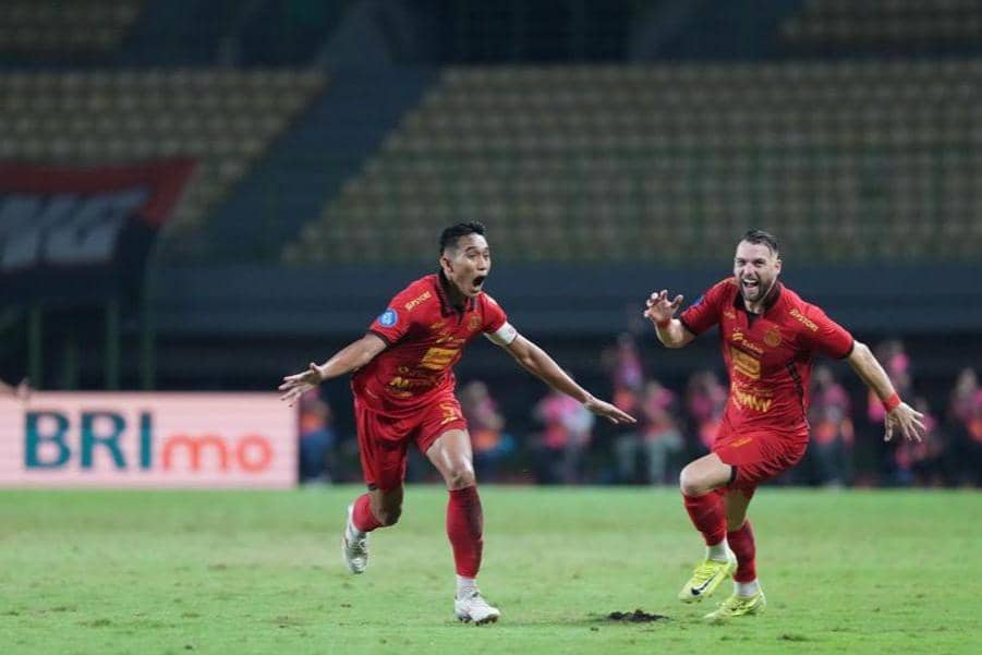 Selebrasi Gol Risky Ridho