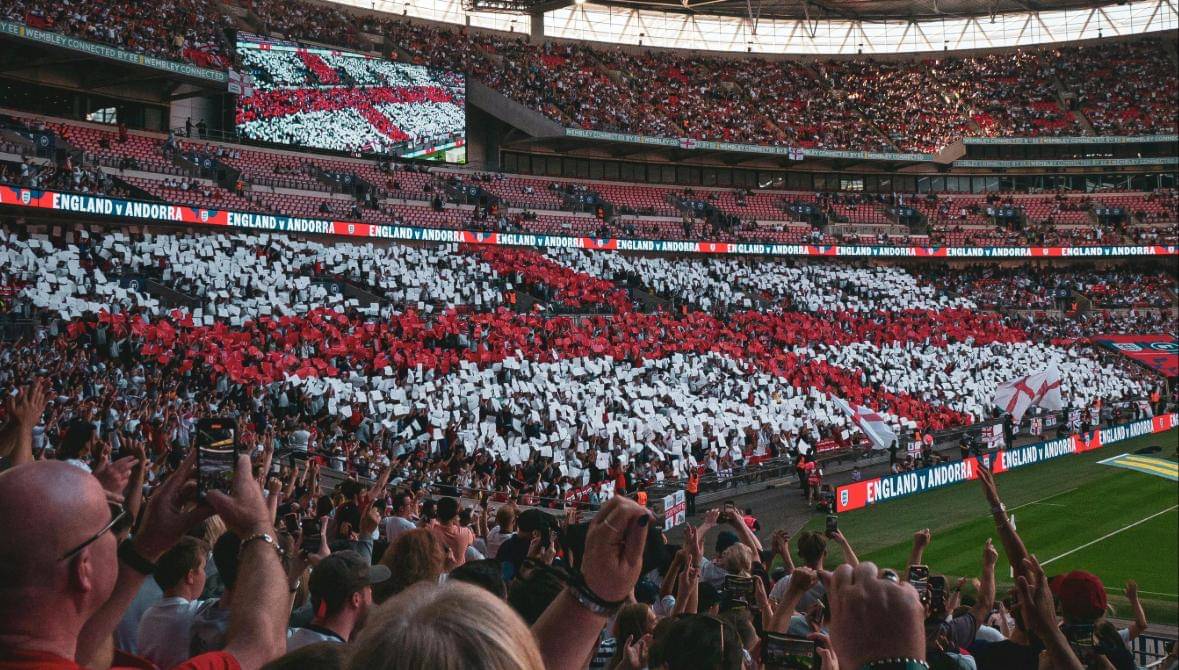 tribun Timnas Inggris