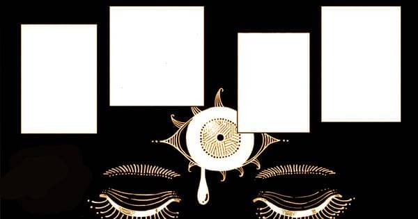 Gambaran Simurian meneteskan air mata dari mata ketiga - Jujutsu Kaisen Modulo