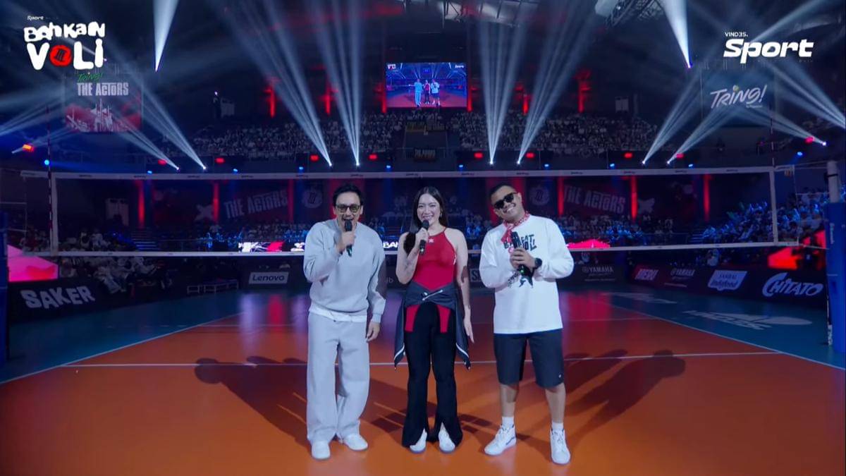 gaya artis di Bahkan Voli 3