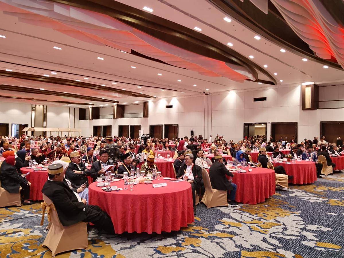 Musyawarah Kerja Nasional (Mukernas) Kerukunan Keluarga Sulawesi Selatan (KKSS) di Claro Hotel Makassar, Sabtu (15/11/2025). (Dok. KKSS)