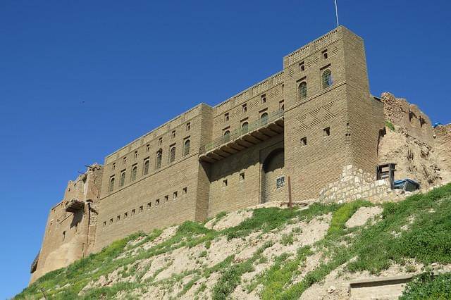 Ilustrasi kota Erbil yang menawan di tengah kondisi geografis gurun