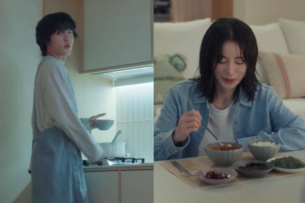 Wi Hong Sin (Jin Ho Eun) dan Wi Jeong Sin (Lim Ji Yeon) dalam drakor Nice to Not Meet You