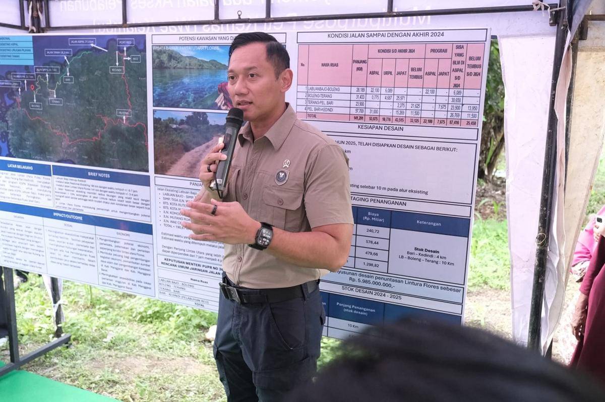 Menko AHY dalam kunjungan kerjanya di Labuan Bajo. (Dok Humas Setda Provinsi NTT)