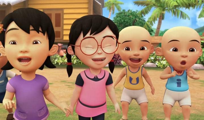 cuplikan kartun Upin & Ipin 