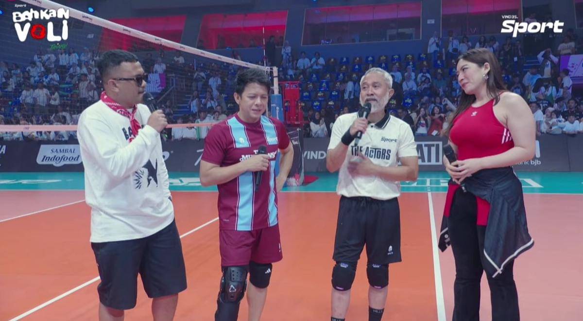 Ariel NOAH Cedera saat Main Bahkan Voli 3