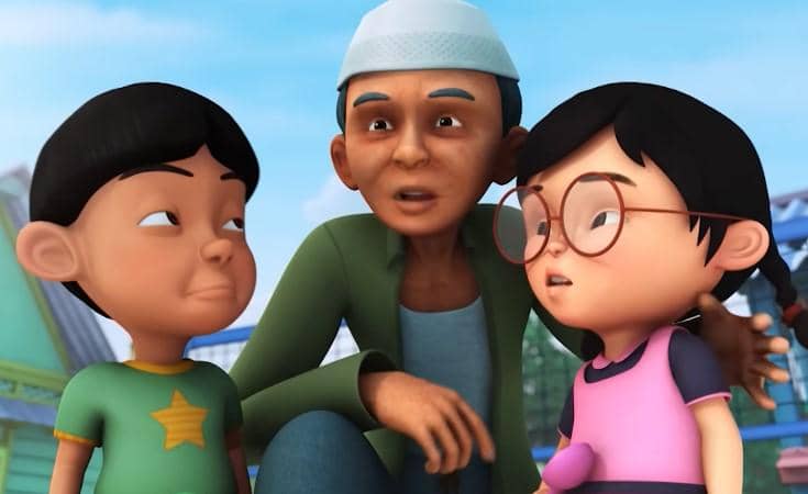cuplikan kartun Upin & Ipin