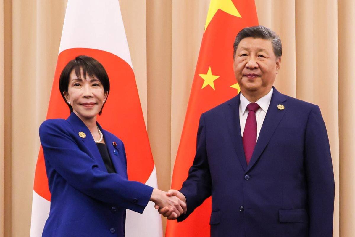 PM Jepang Sanae Takaichi dan Presiden China Xi Jinping