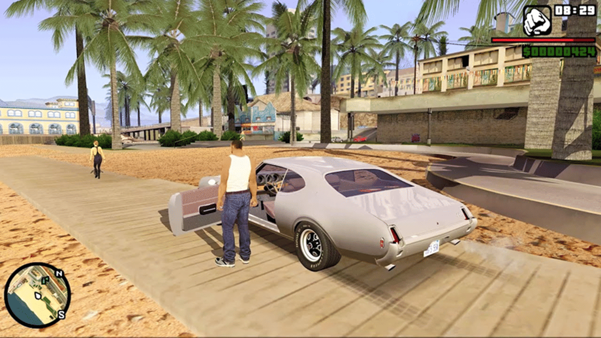 cuplikan gameplay Grand Theft Auto: San Andreas