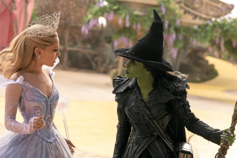 Glinda dan Elphaba dalam Wicked: For Good