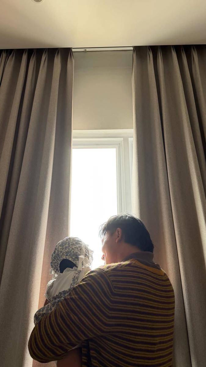 potret Mahalini dukung Rizky Febian bertanding voli