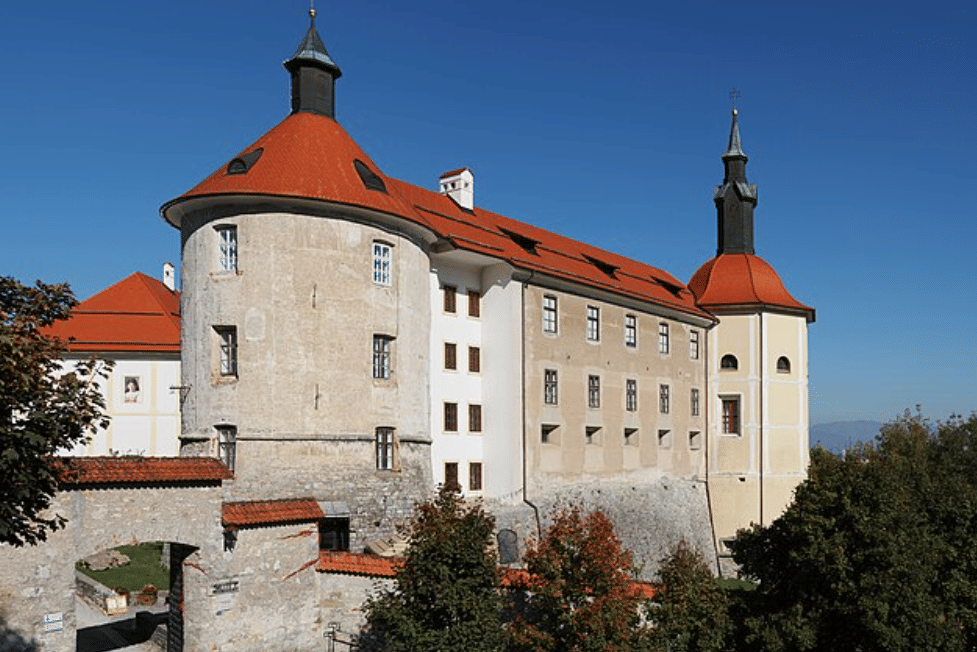 potret Skofja Loka Castle, Slovenia