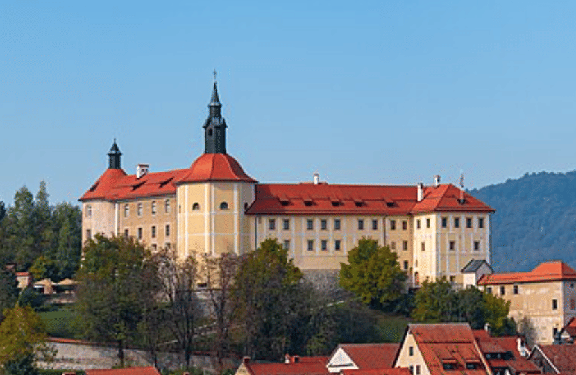 potret Skofja Loka Castle, Slovenia