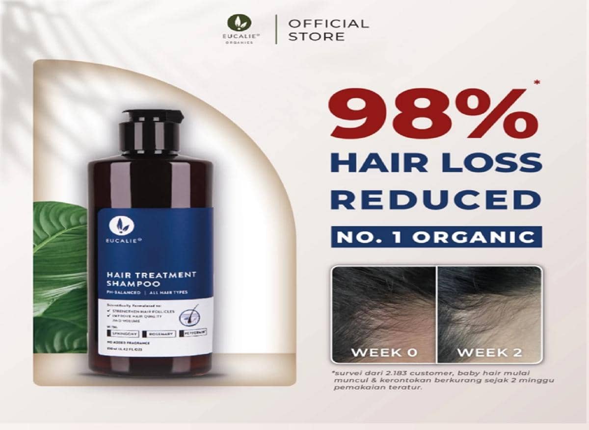 Eucalie Organic Hair Treatment Shampoo