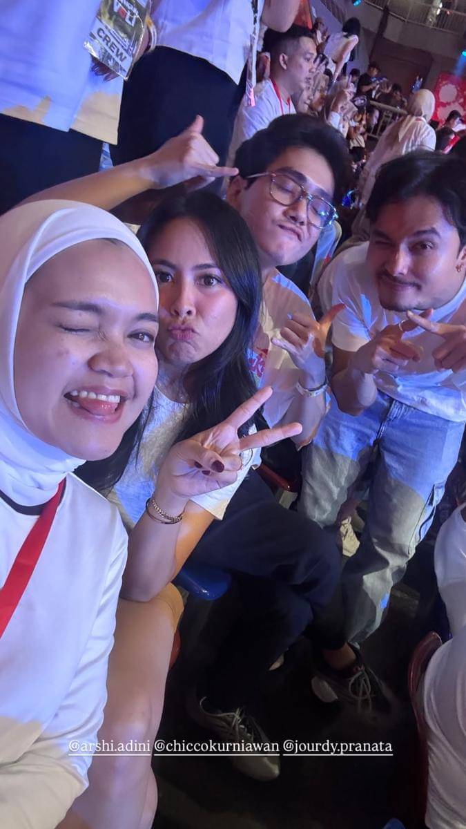 artis nonton Bahkan Voli 3