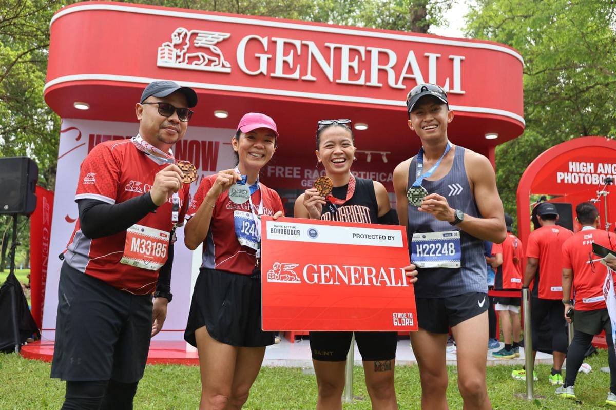 Generali, borobudur marathon, pelari, asuransi, asuransi jiwa