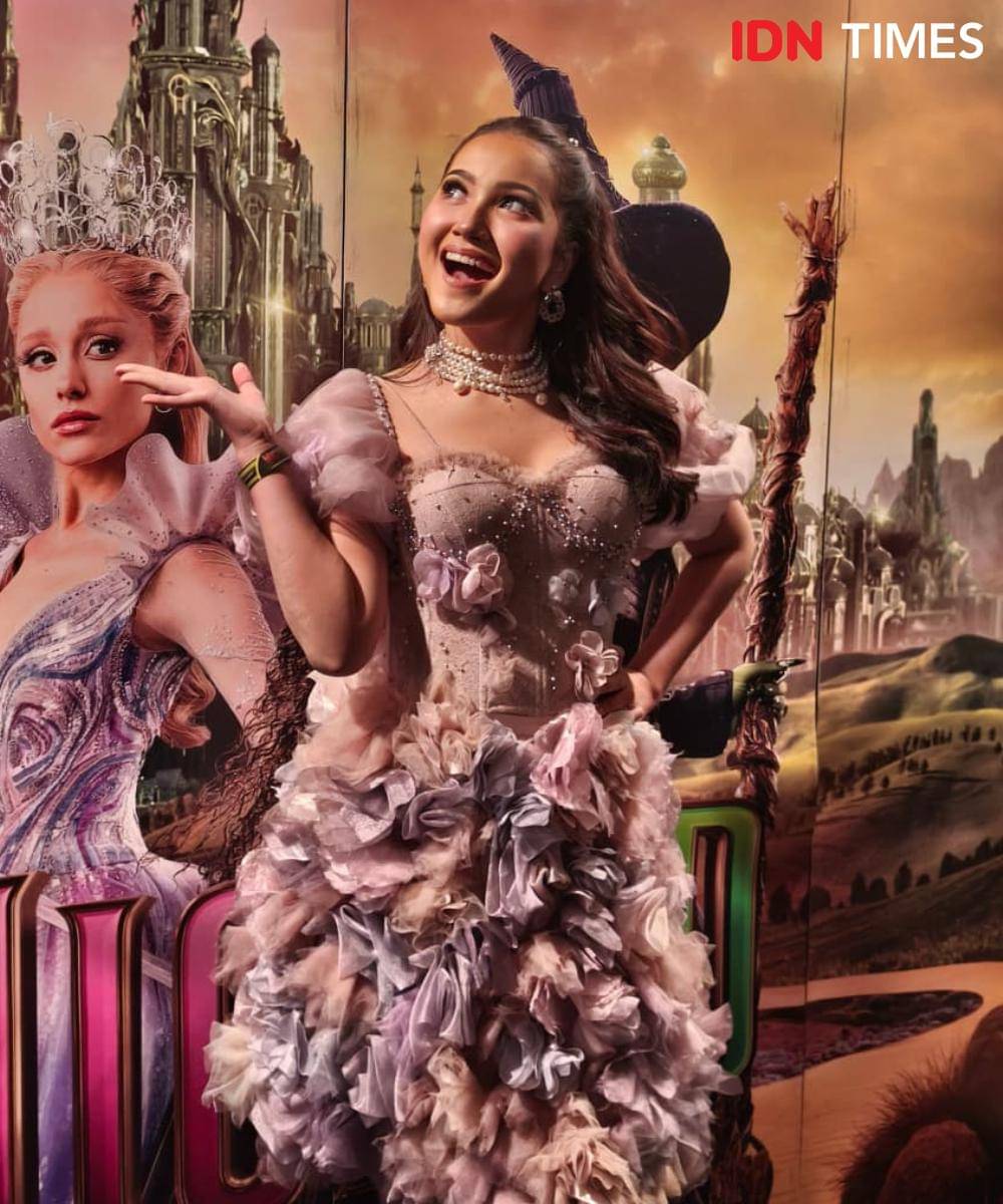Potret seleb di screening film Wicked: For Good Indonesia, Sabtu (15/11/2025) di Jakarta