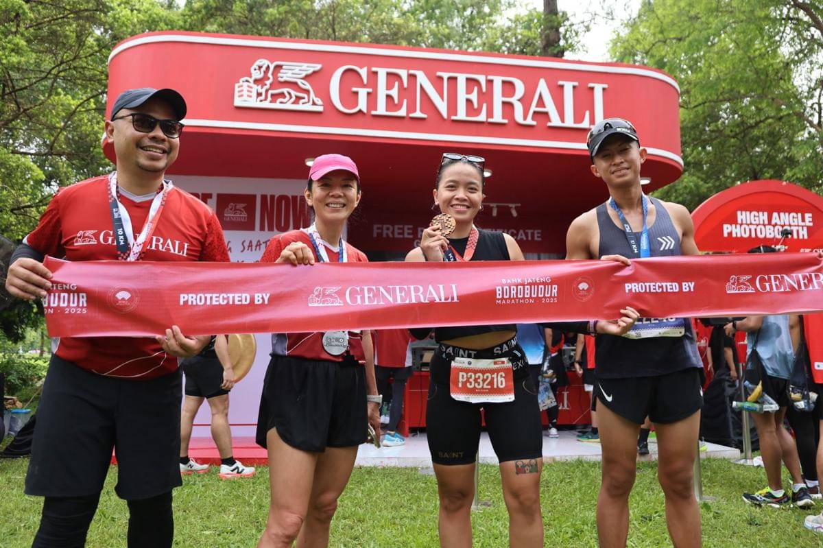Generali, borobudur marathon, pelari, asuransi, asuransi jiwa