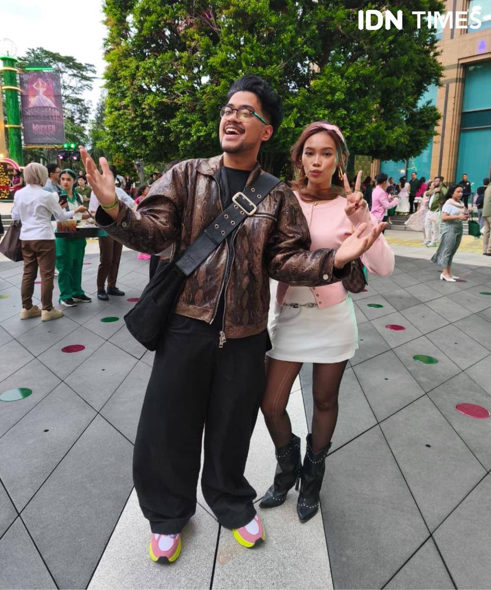Potret seleb di screening film Wicked: For Good Indonesia, Sabtu (15/11/2025) di Jakarta