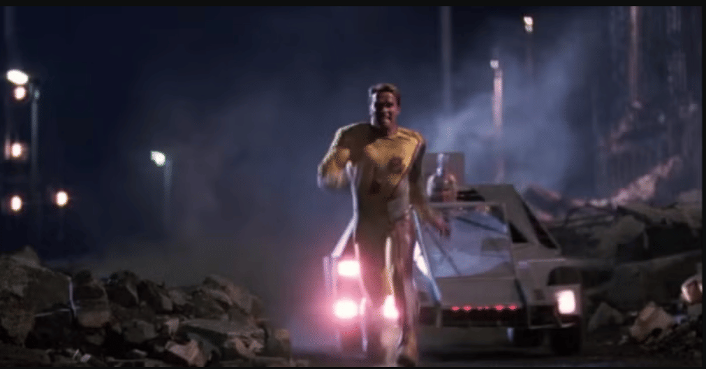 The Running Man - Arnold. (Dok. Braveworld Productions/The Running Man 1987)