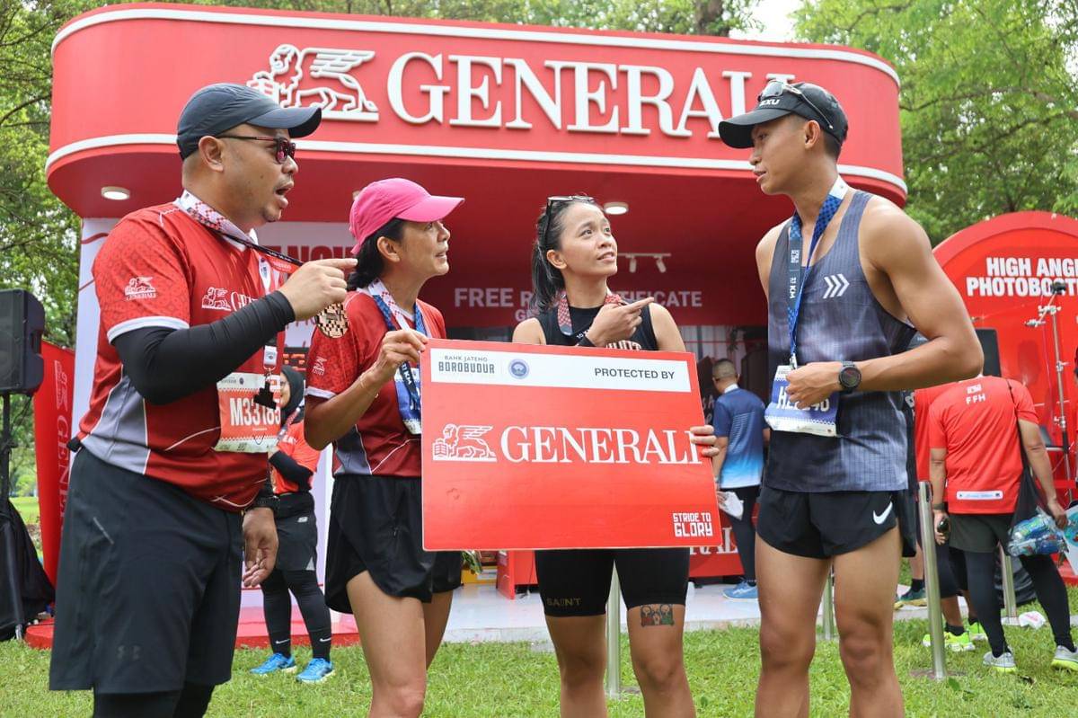 Generali, borobudur marathon, pelari, asuransi, asuransi jiwa