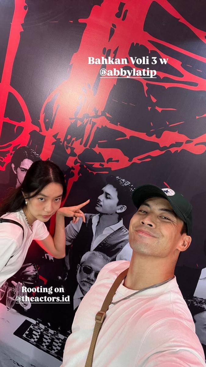 artis nonton Bahkan Voli 3