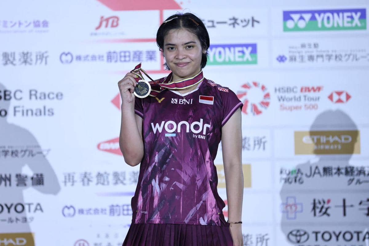 Tunggal putri Indonesia, Gregoria Mariska Tunjung jadi runner up di Kumamoto Masters 2025