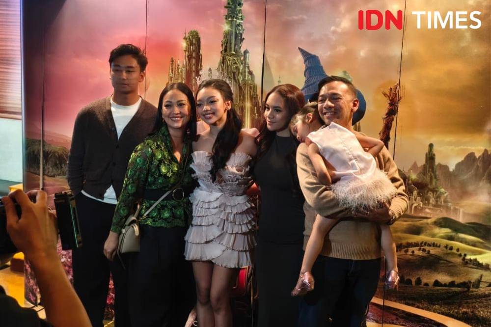Potret seleb di screening film Wicked: For Good Indonesia, Sabtu (15/11/2025) di Jakarta