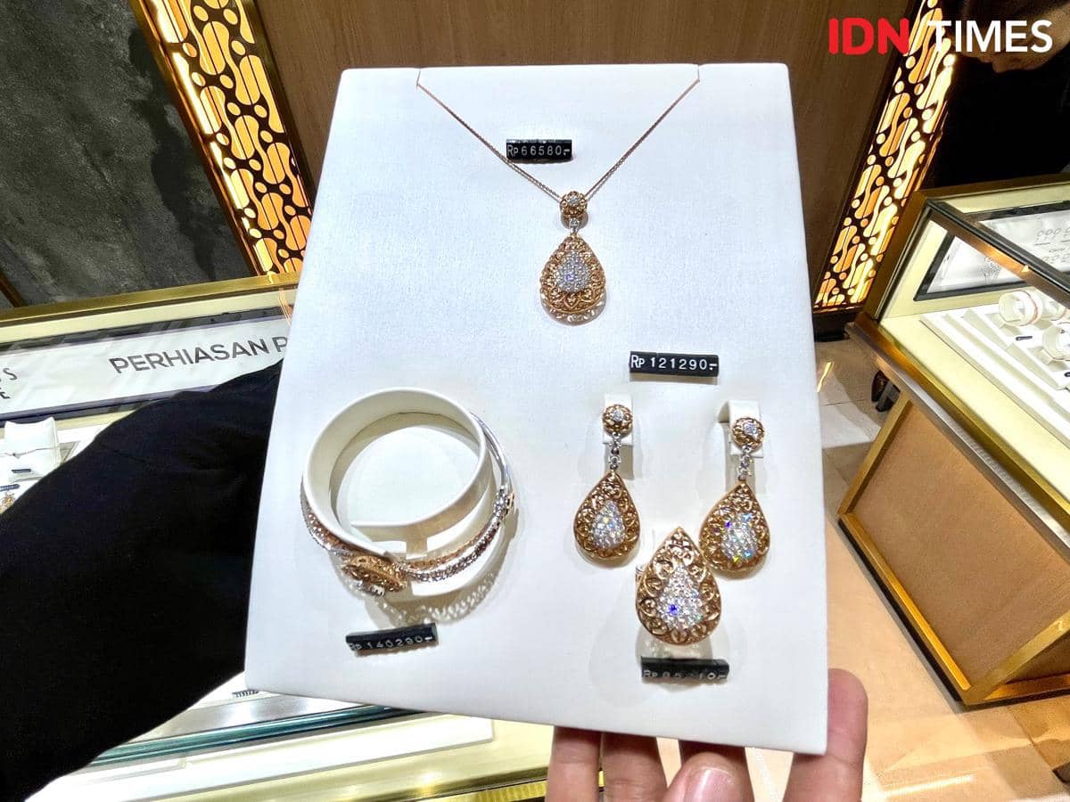 emas, emas perhiasan