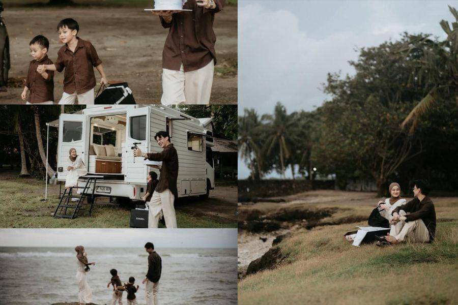 Inspirasi Foto Ulang Tahun ala Rey Mbayang-Dinda Hauw