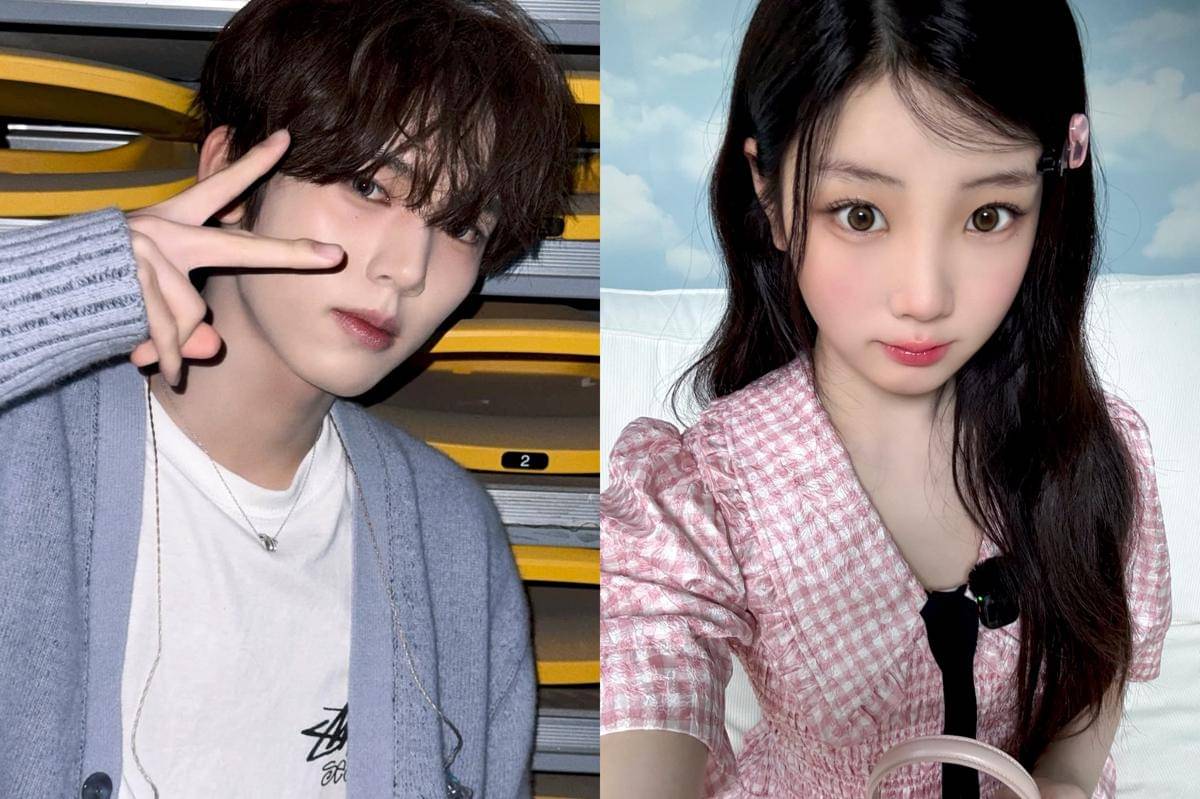 potret Han Yujin ZEROBASEONE dan Wonhee ILLIT