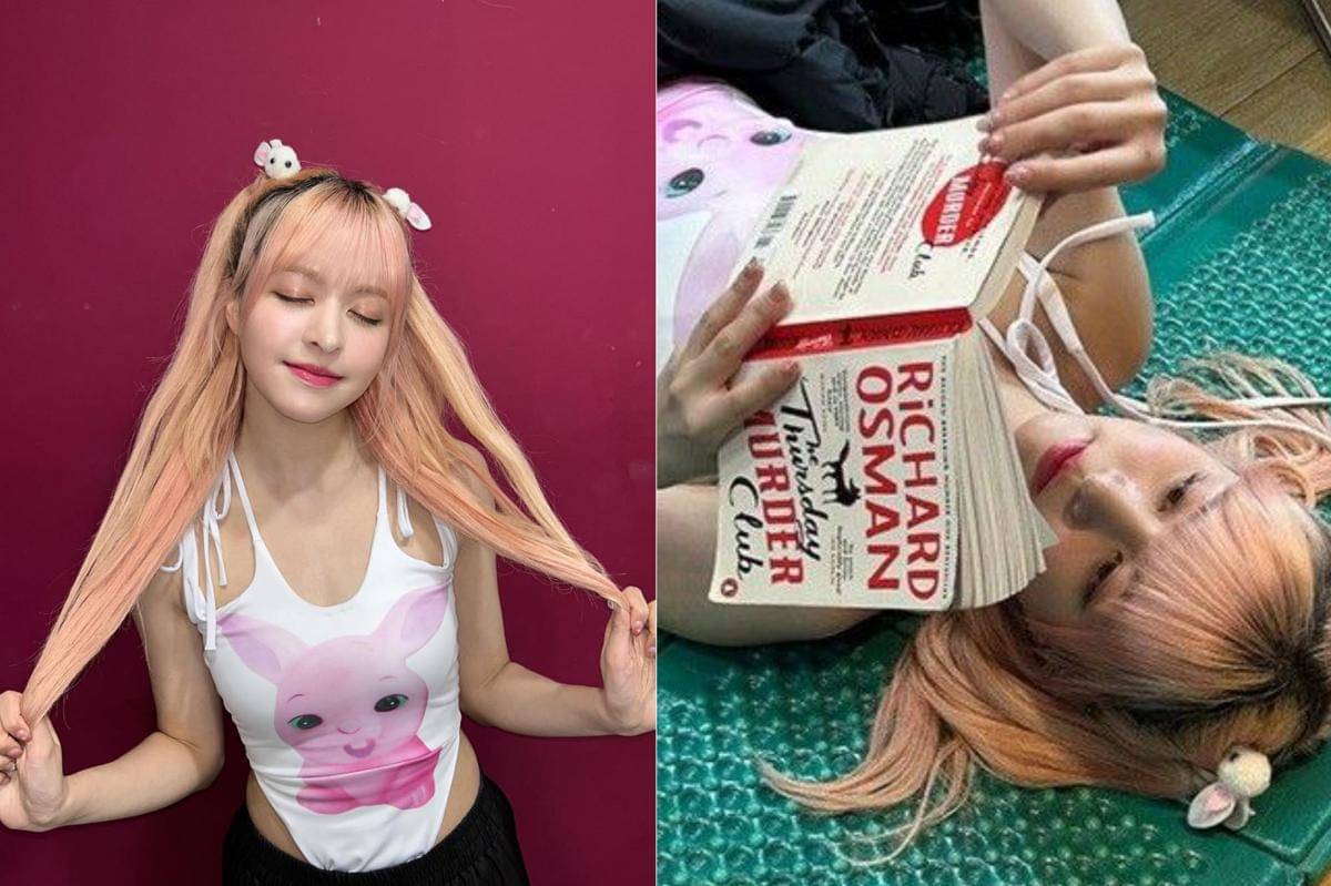 Lily NMIXX punya target membaca sebanyak 60 buku dalam setahun