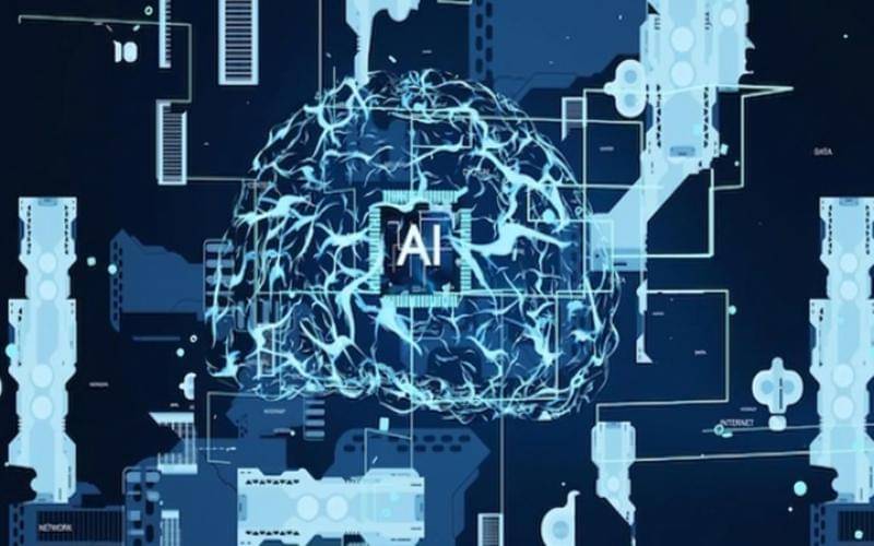 ilustrasi kecerdasan buatan (AI)